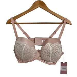 NWT CAMIO MIO Blush Pad Bra with Lace Detail Style B10097 Size 40C
